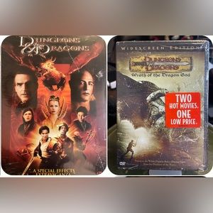 Dungeons & Dragons + Dungeons & Dragons Wrath of the Dragon God 🐲2 DVD SET NIB